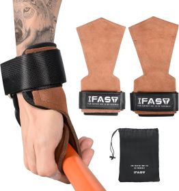 Weight Lifting Grips with Wrist Straps