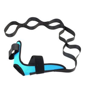 Yoga Stretching Belt; Suitable For Body Alignment (Color: Blue)