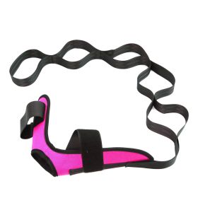 Yoga Stretching Belt; Suitable For Body Alignment (Color: Pink)