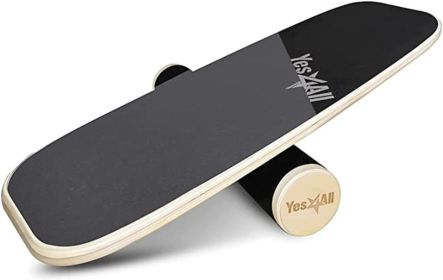 Yes4All Balance Board Sports Trainer (Color: A. Gray Black)