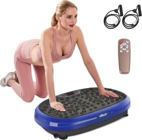 EILISON FitMax 3D XL Vibration Plate Exercise Machine (Color: Blue)