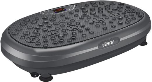 EILISON FitMax 3D XL Vibration Plate Exercise Machine (Color: Black)