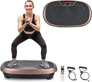 EILISON FitMax 3D XL Vibration Plate Exercise Machine (Color: Fitpro Brown)