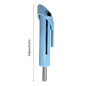 1pcs Professional Weight Stack Pin 7.8/9.5mm Strength Training Fitness Gym Equipment Accessories Weight-decreasing Pin (Color: SKY BLUE 9.5MM)