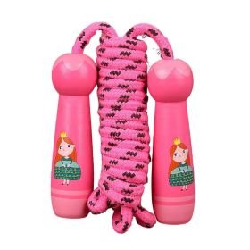 Kid Skipping Rope Premium Thickened Workout Strengthen (Color: For girl)