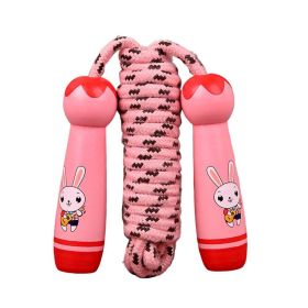 Kid Skipping Rope Premium Thickened Workout Strengthen (Color: Rabbit)