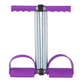 Pull Rope Dual Spring Tension Foot Pedal (Color: Purple)