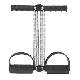 Pull Rope Dual Spring Tension Foot Pedal (Color: Black)